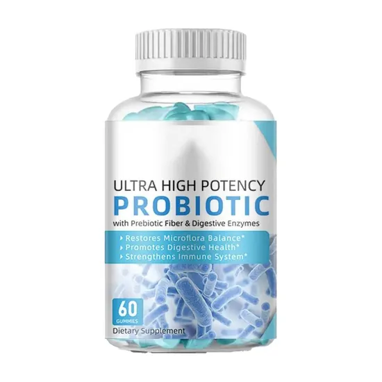 OEM 자체 브랜드 프로바이오틱 젤리 캔디, 미생물총 균형 회복 식이 보충제